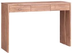 vidaXL Masă consolă, 110 x 35 x 75 cm, lemn masiv de tec (287891)
