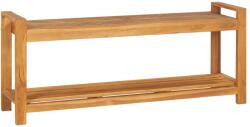 vidaXL Bancă, 120 cm, lemn masiv de tec (325276)