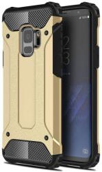 TokShop Samsung Galaxy Note 20 / 20 5G SM-N980 / N981, Műanyag hátlap védőtok, Defender, fémhatású, arany (95545) (95545)