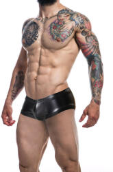 Cut4Men Booty Shorts Black Leatherette M
