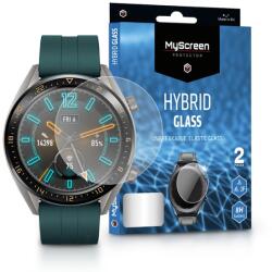 MyScreen Protector Huawei Watch GT Active rugalmas üveg képernyővédő fólia - MyScreen Protector Hybrid Glass - 2 db/csomag - transparent (LA-1871) (LA-1871)