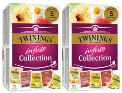 TWININGS Set 2 x 20 Pliculete Infuzie Twinings Mix 5 Gusturi Fructe si Plante