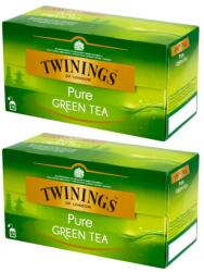 TWININGS Set 2 x 25 Pliculete Ceai Twinings Verde Pur