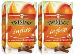 TWININGS Set 2 x 20 Pliculete Ceai Twinings Infuzie Portocala, Mango si Scortisoara