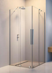 Radaway Furo KDD 120x200 szögletes zuhanykabin ajtó átlátszó üveggel, króm profilszín, balos 101051200101L (10105120-01-01L)