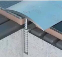 Profilplast Furatos "lencse" burkolatváltó, alu eloxált pezsgő 32 mm