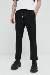 Tommy Hilfiger pantaloni barbati, culoarea negru, drept 9BYY-SPM0S6_99X