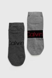 Calvin Klein sosete (2-pack) barbati, culoarea gri 99KK-LGM0JU_90X