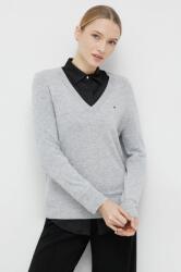 Tommy Hilfiger pulover de lana femei, culoarea gri, light 9BYY-SWD16A_09X