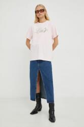 Levi's tricou din bumbac culoarea roz 9BYY-TSD0KF_30X