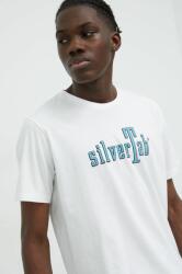 Levi's tricou din bumbac culoarea alb, cu imprimeu 9BYY-TSM0L4_00X