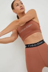 Calvin Klein Performance sutien sport Ck Essentials culoarea maro 9BYY-BID1E4_88X