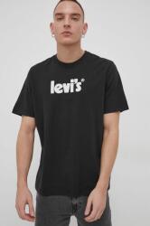 Levi's tricou din bumbac culoarea negru, cu imprimeu 16143.0391-Blacks PPYY-TSM0I7_99X