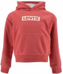 Levi's bluza copii culoarea rosu, cu glugă, cu imprimeu 9BYY-BLG0GD_29X