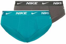 Nike Boxeri sport bărbați "Nike Everyday Cotton Stretch Brief 2P - bright spruce/anthracite