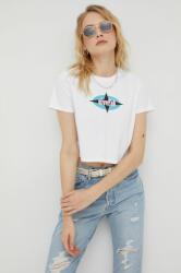 Levi's tricou femei, culoarea alb 9BYY-TSD0K2_00X