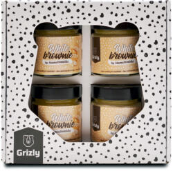 GRIZLY by @mamadomisha GRIZLY White Brownie ajándékcsomag @mamadomisha 4×250 g (Gds4WBmd)