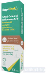 RapiChek SARS-COV-2 Influenza A/B kombinált önellenörző orreszt 1x