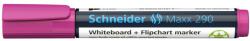 Schneider Marker SCHNEIDER Maxx 290, pentru tabla de scris+flipchart, varf rotund 2-3mm - roz