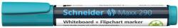Schneider Marker SCHNEIDER Maxx 290, pentru tabla de scris+flipchart, varf rotund 2-3mm - turcoaz