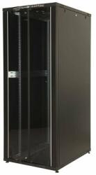 Lande LN-CK26U6060-BL CK 19" 26U 600x600 fekete álló rack szekrény (LN-CK26U6060-BL) - firstshop