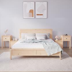 vidaXL Noptiere, 2 buc. , 79, 5x38x65, 5 cm, lemn masiv de pin (814540)