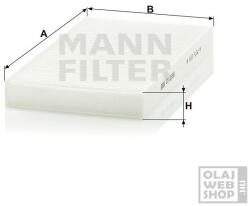  Mann-Filter pollenszűrő CU2956