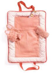 DJECO - Pelenkázó táska játékbabákhoz - Rózsaszín