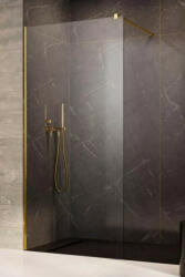 Radaway Modo New Gold II Walk-in zuhanyfal 80x200 átlátszó üveg, arany profilszín 389084-09-01 (389084-09-01)