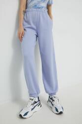Hollister Co Hollister Co. pantaloni de trening femei, culoarea violet, neted 9BYY-SPD13Z_48X