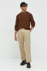 Abercrombie & Fitch pulover de bumbac barbati, culoarea maro, light 9BYY-SWM0RE_88X