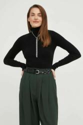 ANSWEAR pulover femei, culoarea gri, light, cu turtleneck BMYY-SWD0MZ_90X