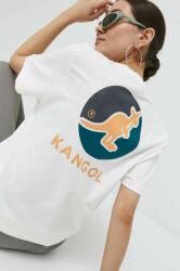 Kangol tricou din bumbac culoarea alb, cu imprimeu 9BYY-TSU01C_00X