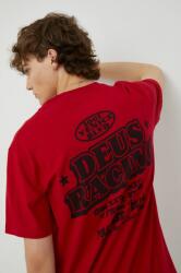 Deus Ex Machina tricou din bumbac culoarea rosu, cu imprimeu 9BYY-TSM1B9_33X