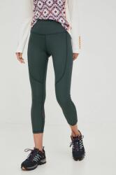 Helly Hansen leggins sport Constructed femei, culoarea verde, neted 9BYY-LGD0FR_96X (48541)