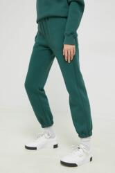 Kangol pantaloni de trening unisex, culoarea verde, neted 9BYY-SPU00O_67X