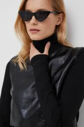 Calvin Klein bluza femei, culoarea negru, neted 9BYY-SWD11C_99X