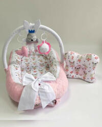 MyKids Babynest Plush MyKids 0114 Bunny Pink (00086379) - drool