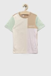 Adidas tricou de bumbac pentru copii culoarea bej, modelator 9BYY-TSK01P_80X