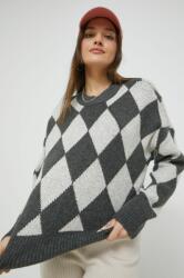Abercrombie & Fitch pulover din amestec de lana femei, culoarea gri, 9BYY-SWD21G_90X