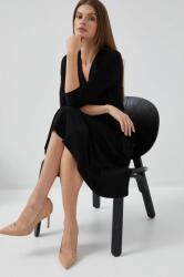 Ralph Lauren Lauren Ralph rochie culoarea negru, midi, drept 250770000000 9BYY-SUD1IP_99X