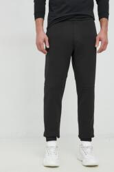 Calvin Klein pantaloni de trening barbati, culoarea negru, neted 9BYY-SPM0FY_99X