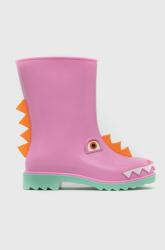 Melissa cizme copii Rain Boot + Fabula Inf culoarea roz 9BYY-OBG06M_30X