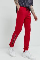 Hollister Co Hollister Co. pantaloni de trening barbati, culoarea rosu, cu imprimeu 9BYY-SPM0TT_29X