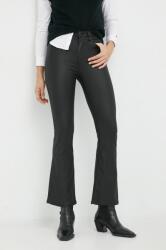 Pepe Jeans pantaloni Dion Flare femei, culoarea negru, evazati, high waist 9BYY-SJD0AN_99X