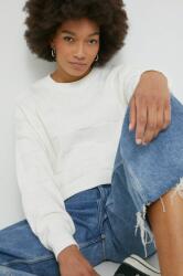 Hollister Co Hollister Co. pulover de bumbac femei, culoarea alb, light 9BYY-SWD226_00X