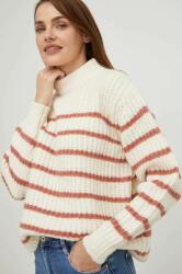 ANSWEAR pulover femei, culoarea bej, călduros, cu turtleneck BBYX-SWD01A_80X