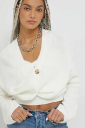 Abercrombie & Fitch cardigan femei, culoarea alb 9BYY-SWD21P_00X