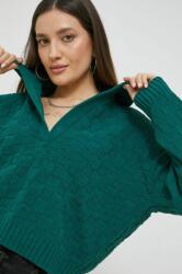 Abercrombie & Fitch pulover femei, culoarea verde, 9BYY-SWD21J_79X