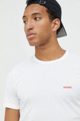 Hugo tricou din bumbac 3-pack culoarea alb, cu imprimeu 50480088 9BYY-TSM1DD_00X